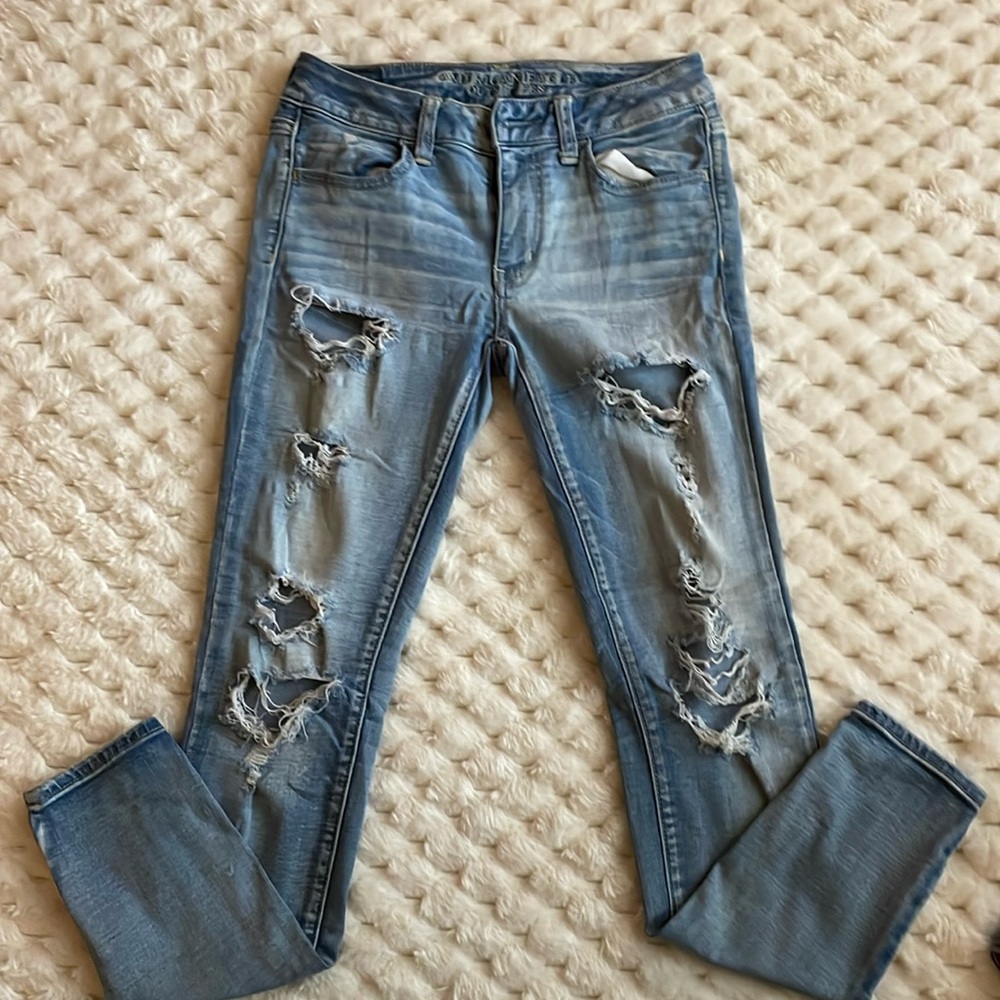 American eagle super super stretch jegging size 4
